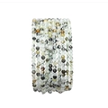 Multilayer faceted natural stone bead bracelet with mixed quartz crystals and minerals - 2-2.5mm/15 Inch / Faceted Prehnite