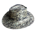 Cappello da cowboy western con motivo mimetico digitale e occhielli di ventilazione in metallo - Camouflage Digitale Cachi