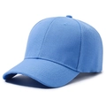 Cappellino da baseball classico azzurro in cotone twill con struttura a sei pannelli - Celeste