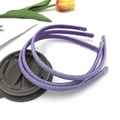 Set di quattro cerchietti viola glitterati con finitura luccicante per acconciature - Viola