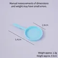 Light blue miniature dollhouse frying pan model for micro kitchen scenes 5.4cm - Blue - Frying Pan