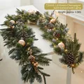 1.8m Champagne Gold Garland With Light