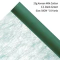Dark green Korean milk cotton flower wrapping paper with fiber texture 58cm by 10 yards - 23g Korean Milk Cotton (58cm*10 Yards) / Dark Green