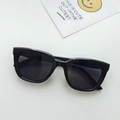 Stylish black full-frame sunglasses for girls with deep tinted UV protection lenses - Black