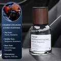160ml glass car aroma diffuser bottle in Cologne scent with elegant wood grain cap - Small Time - Charming Cologne