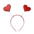 Red sequin heart headband for Valentine's Day party with sparkling spring decorations - Gold Powder Heart Style