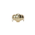 Mini bolso de fiesta dorado con forma de nube y cadena de metal efecto espejo - Dorado