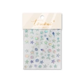 Holografische oceaan nagelstickers met schelpen, zeesterren en zeemeermin thema - to4097-Jelly Effect