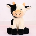 30cm Sitting Cow Black and White