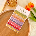 Adesivi a pois colorati Summer Bubble per scrapbooking fai-da-te e decorazioni creative - 3 Fogli/Confezione / Bolle Estive