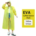 Επαναχρησιμοποιούμενο κίτρινο αδιάβροχο EVA για ενήλικες με ελαστικές μανσέτες - 150g 19-Μετάξι Ενισχυμένο Ελαστικές Μανσέτες / Κίτρινο