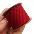 Roll of 1.5mm red cotton cord for DIY jewelry making and handmade weaving projects - Approx. 1.5MM / Tibetan Red