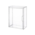 Vertical clear acrylic blind box display case with side-opening handle design - 868-A No Divider