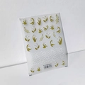 Stickers à ongles 5D stéréoscopiques muguet TS-2235 avec motifs de feuilles vertes - Rencontre avec le Muguet (TS-2235)