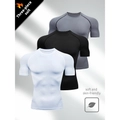 White + Black + Grey [3-Pack]