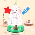 Witte magische kristallen kerstboom DIY kit, ca. 15 cm hoogte - Grote Witte Blisterverpakking