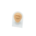 Silicone human mouth model in skin tone for professional piercing practice and teaching - Flesh Tone (Mouth) With Stand