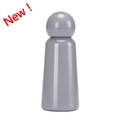 Bouteille isotherme grise 350ml avec bouchon sphérique au design minimaliste - Gris
