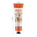 Lanolin soothing hand cream in orange tube with size dimensions 11.8cm by 3.9cm - Lanolin / 30 g