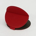 Silicone heat resistant pot holder clips in red and black colors for kitchen use - Carmine