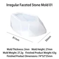 Καλούπι σιλικόνης για κρυστάλλινες πέτρες DIY με λεπτομερείς διαστάσεις μεγέθους - Στυλ 01