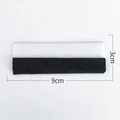 Manual scraper tool with white plastic body and black felt edge for window sticker application - Scraper Tool 1PC