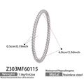 Bracciale a sfere in acciaio inossidabile argento con chiusura a cuore e trame incise - Stile Floreale Segmentato (Z303-Bracciale Acciaio) / Colore acciaio