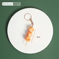 Portachiavi realistico a forma di spiedino di polpette, peso 13,6g, lungo 5cm - Spiedino di polpette