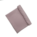 Elegantly rolled mauve satin chiffon pleated scarf with a smooth finish and soft texture - 180*70cm / Pinkish Purple (34#)