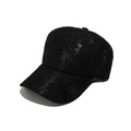 Détail de la casquette de baseball en dentelle noire montrant la texture en maille ajourée - M (56-58cm) / Noir