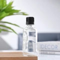 5ml; Black Plastic Tamper-evident Cap + Transparent Bottle; Glass