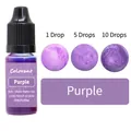 Purple DIY wax dye 10ml concentrated pigment with color gradient samples for soap making - 10ml / Purple