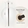 Detailed eyeliner brush with black handle and mixed goat and horse hair bristles - Fine Liner Brush (Pony + Goat Hair)