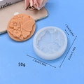Moule en silicone avec relief papillon et fleur pour pendentifs parfumés fait main - Style Floral Papillon Rond