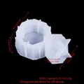 Achteckige Silikonform für Aufbewahrungsbox mit Deckel für DIY Harz und Kerzenbasteln - Achteck