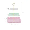 3-Layer Square Three Colors Gold