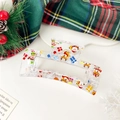 Christmas hair claw clip with reindeer and Santa patterns in transparent acrylic - 8.5cm / Transparent Reindeer