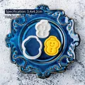 Snowman cookie mold set for Christmas baking, 3.4x4.2cm plastic biscuit cutter - Snowman