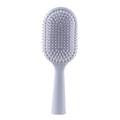 Pastel purple anti-static air cushion hairbrush with ergonomic handle for students - Light Purple