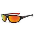 C7 Glossy Black Frame Red Legs Red Mirror