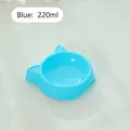 Himmelblaue Haustierschüssel mit Katzenohren, 220ml Kapazität und geprägtem Katzengesicht - 220ml / Blau