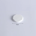 7cm white geometric display stand for jewelry and earrings on a minimalist background - Small Circle