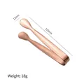 Rose gold 304 stainless steel ice tongs for sugar cubes with laser engraved SUS 304 mark - Plain / Rose Gold