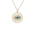 Round White Evil Eye