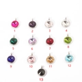 Selection of 13 colorful crystal birthstone charms for DIY jewelry making and necklaces - Color 1 / Steel