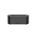 Black crackle texture 3D flame humidifier and aromatherapy diffuser with USB-C port - DQ709A Mini Version / Black Lava Style