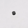Cuenta espaciadora de 5mm en acero inoxidable negro pulido con agujero de 1,8mm para DIY - Negro