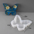 Large butterfly bookend silicone mold with 3D resin craft for wedding home decor - Butterfly Bookend Display / Silicone Mold