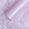 Pearlescent pink floral wrapping paper roll with satin finish for luxury gift packaging - 【Thick Pearlescent Campanula Purple】20 Sheets 50*70cm