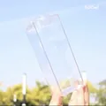 Bottiglia d'acqua trasparente da 500ml a forma di cartone del latte per esterno - Trasparente 500ml